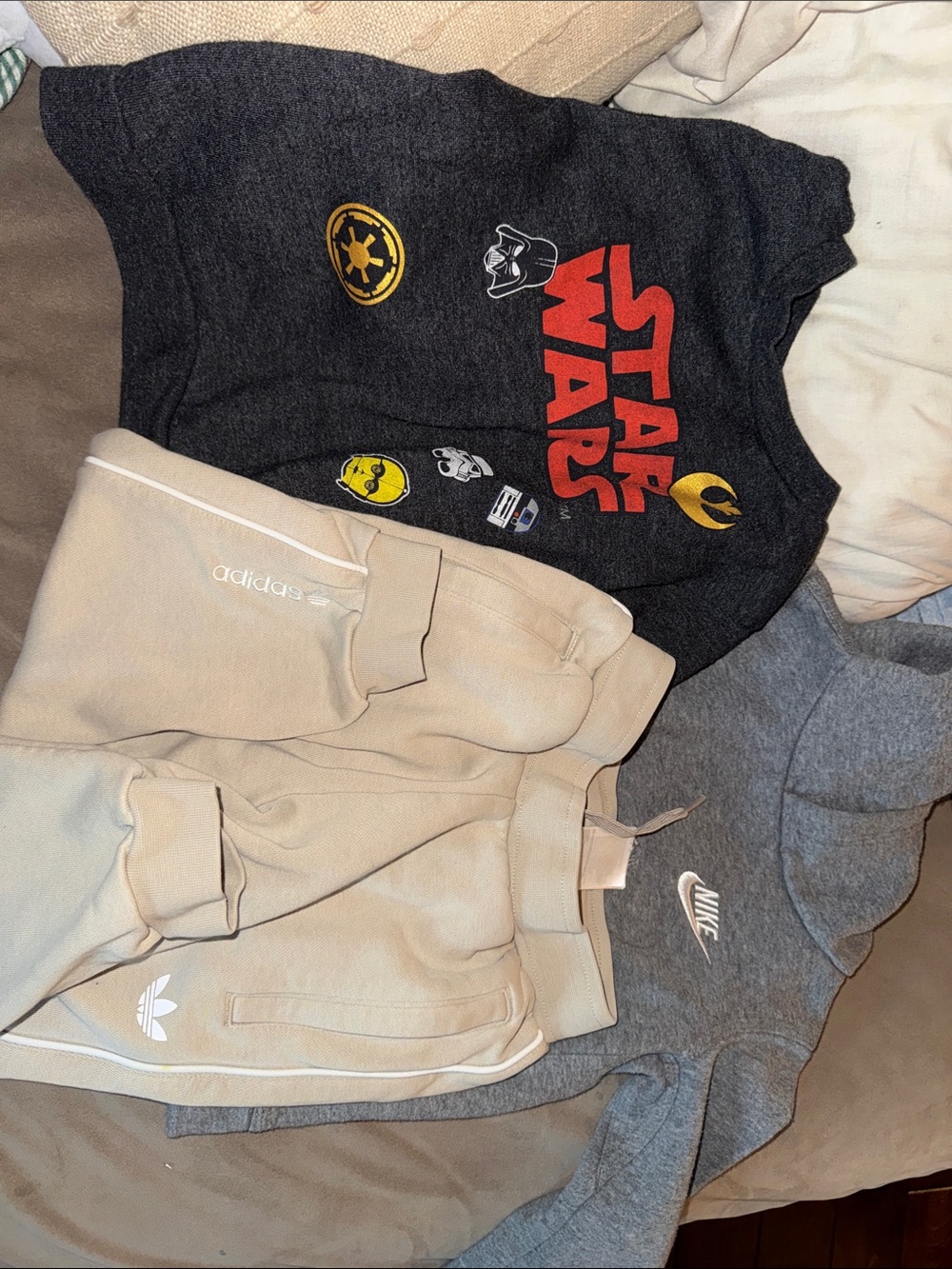 Bundle sweater(s) and pants - Nike, Disney, Adidas toddler - 3yrs